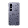 スリムプロテクションケース［ オリジナル - CASEPLAYイヌ総柄 - black ］