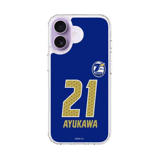 スリムプロテクションケース［ 大分トリニータ - ユニフォーム - #21 鮎川 峻 ］