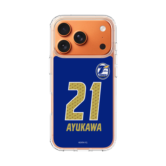 スリムプロテクションケース［ 大分トリニータ - ユニフォーム - #21 鮎川 峻 ］