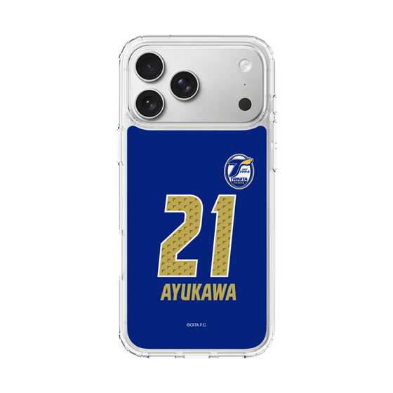 スリムプロテクションケース［ 大分トリニータ - ユニフォーム - #21 鮎川 峻 ］