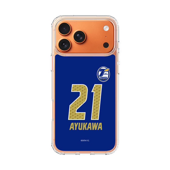 スリムプロテクションケース［ 大分トリニータ - ユニフォーム - #21 鮎川 峻 ］