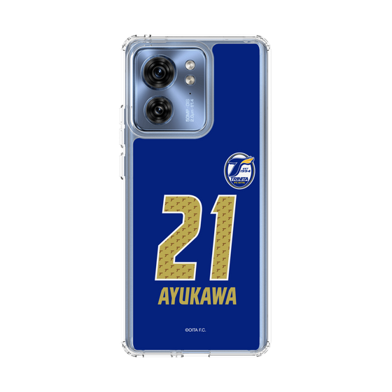 スリムプロテクションケース［ 大分トリニータ - ユニフォーム - #21 鮎川 峻 ］