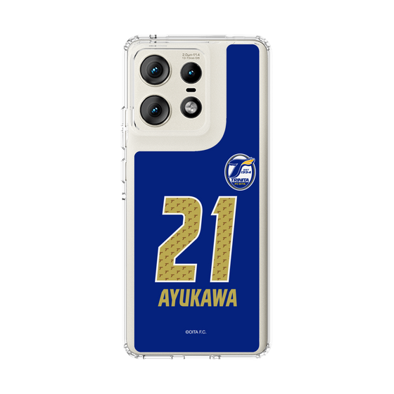 スリムプロテクションケース［ 大分トリニータ - ユニフォーム - #21 鮎川 峻 ］