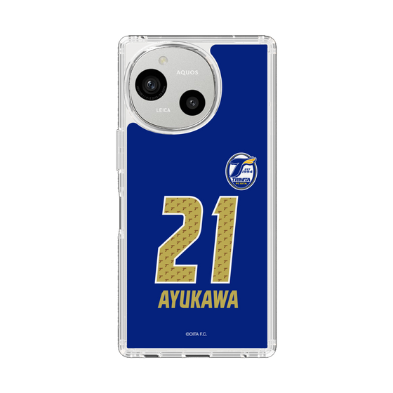 スリムプロテクションケース［ 大分トリニータ - ユニフォーム - #21 鮎川 峻 ］