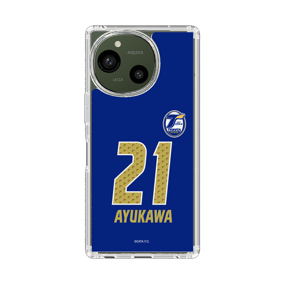 スリムプロテクションケース［ 大分トリニータ - ユニフォーム - #21 鮎川 峻 ］