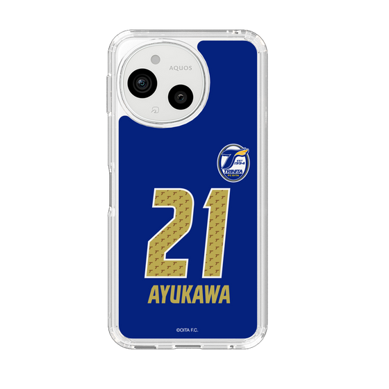 スリムプロテクションケース［ 大分トリニータ - ユニフォーム - #21 鮎川 峻 ］