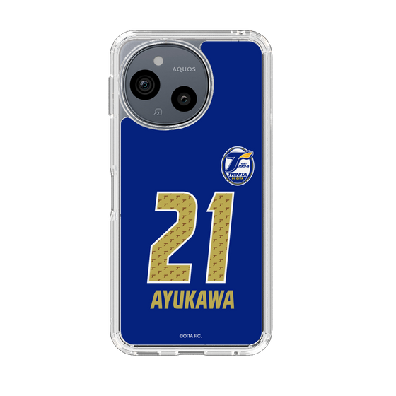 スリムプロテクションケース［ 大分トリニータ - ユニフォーム - #21 鮎川 峻 ］