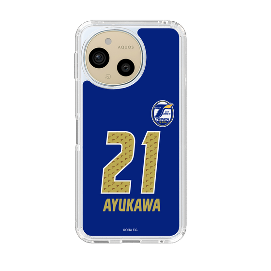 スリムプロテクションケース［ 大分トリニータ - ユニフォーム - #21 鮎川 峻 ］