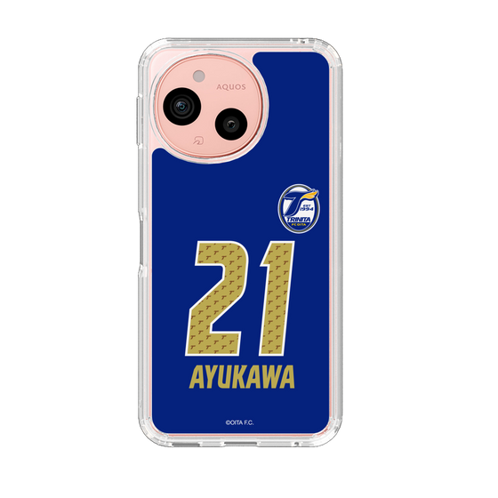 スリムプロテクションケース［ 大分トリニータ - ユニフォーム - #21 鮎川 峻 ］