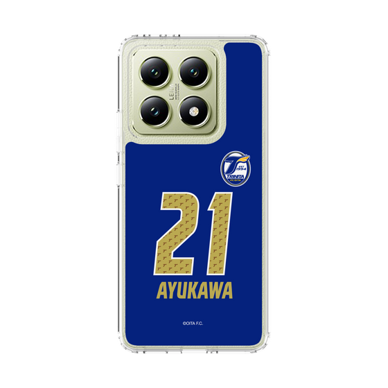 スリムプロテクションケース［ 大分トリニータ - ユニフォーム - #21 鮎川 峻 ］