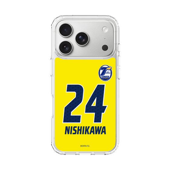 スリムプロテクションケース［ 大分トリニータ - ユニフォーム - #24 西川 幸之介 ］