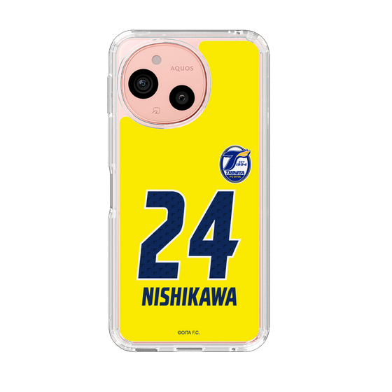 スリムプロテクションケース［ 大分トリニータ - ユニフォーム - #24 西川 幸之介 ］