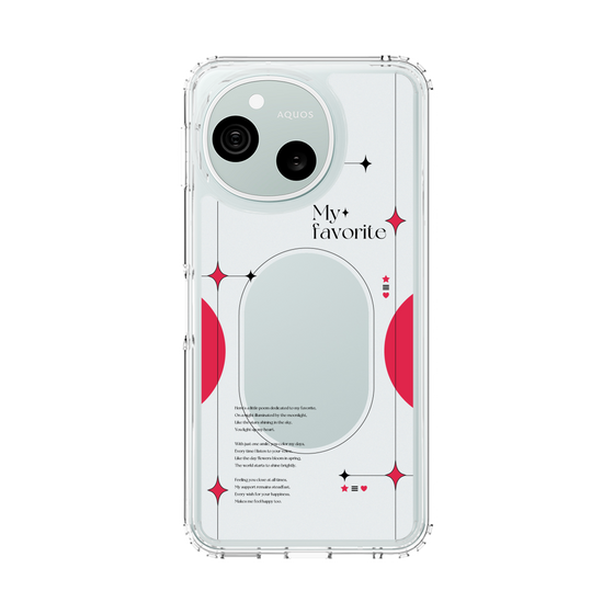 スリムプロテクションケース［ オリジナル - チェキケース - レッド ］