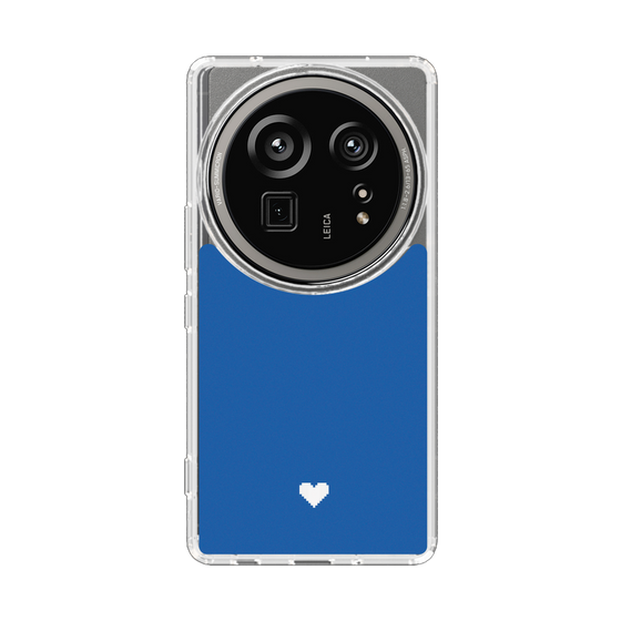 スリムプロテクションケース［ オリジナル - 推し色ハート - ブルー ］