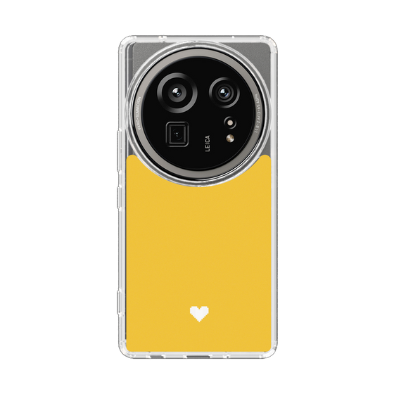 スリムプロテクションケース［ オリジナル - 推し色ハート - イエロー ］