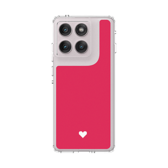 スリムプロテクションケース［ オリジナル - 推し色ハート - レッド ］