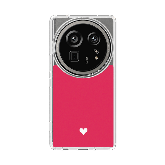 スリムプロテクションケース［ オリジナル - 推し色ハート - レッド ］