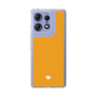 スリムプロテクションケース［ オリジナル - 推し色ハート - オレンジ ］