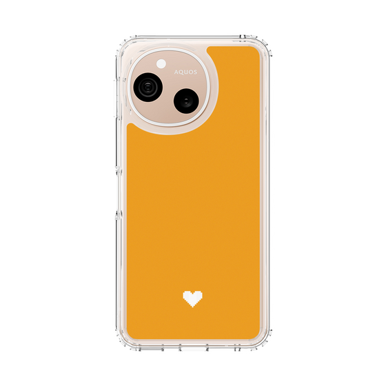 スリムプロテクションケース［ オリジナル - 推し色ハート - オレンジ ］