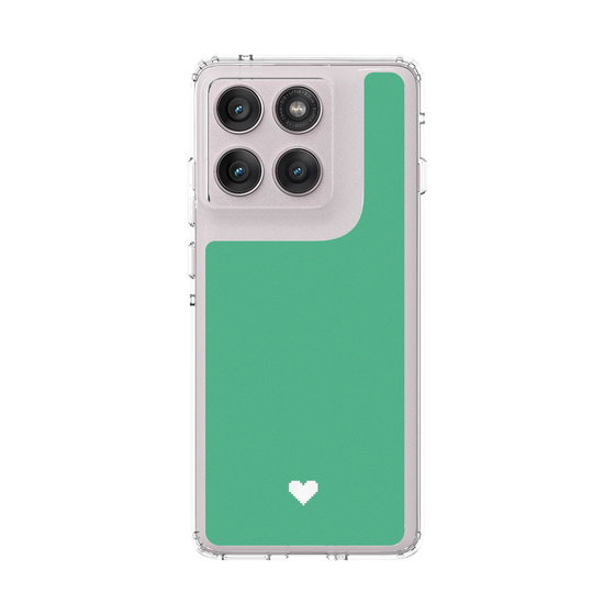 スリムプロテクションケース［ オリジナル - 推し色ハート - グリーン ］