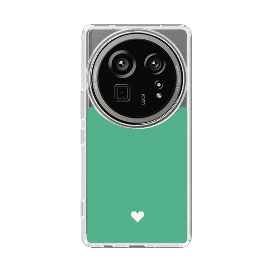 スリムプロテクションケース［ オリジナル - 推し色ハート - グリーン ］