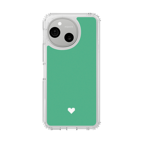 スリムプロテクションケース［ オリジナル - 推し色ハート - グリーン ］