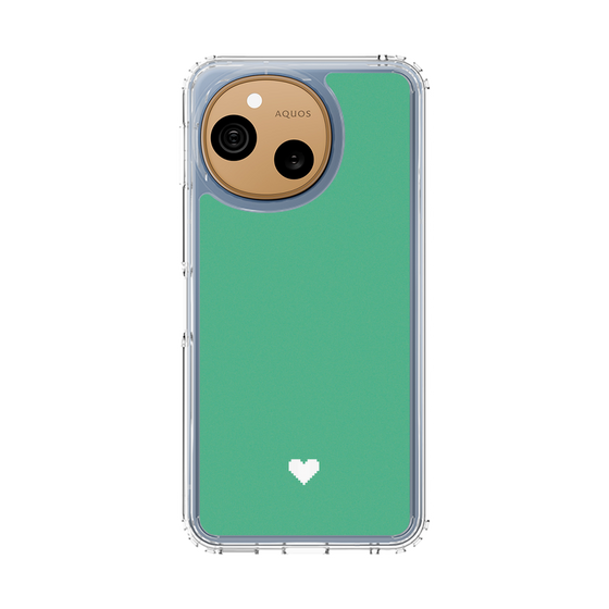 スリムプロテクションケース［ オリジナル - 推し色ハート - グリーン ］
