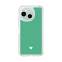 スリムプロテクションケース［ オリジナル - 推し色ハート - グリーン ］