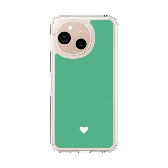 スリムプロテクションケース［ オリジナル - 推し色ハート - グリーン ］