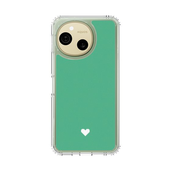 スリムプロテクションケース［ オリジナル - 推し色ハート - グリーン ］