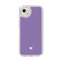 スリムプロテクションケース［ オリジナル - 推し色ハート - パープル ］