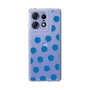スリムプロテクションケース［ オリジナル - 推し色水玉 - ブルー ］