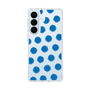 スリムプロテクションケース［ オリジナル - 推し色水玉 - ブルー ］
