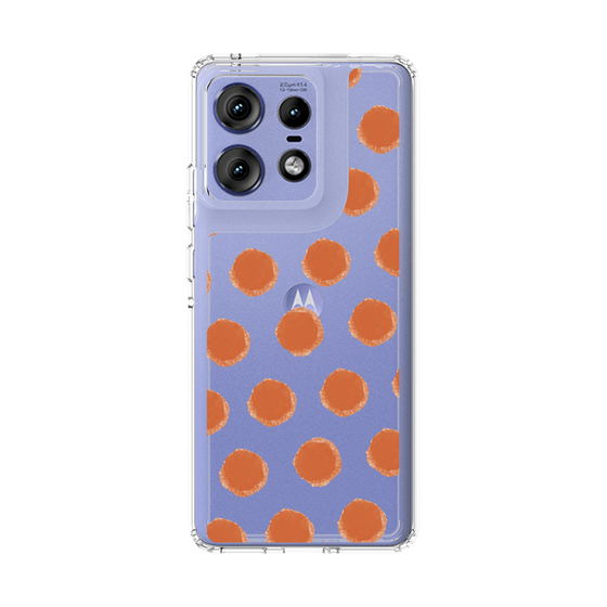 スリムプロテクションケース［ オリジナル - 推し色水玉 - レッド ］