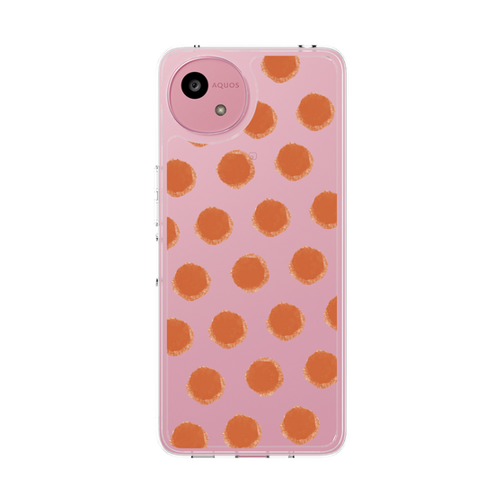 スリムプロテクションケース［ オリジナル - 推し色水玉 - レッド ］