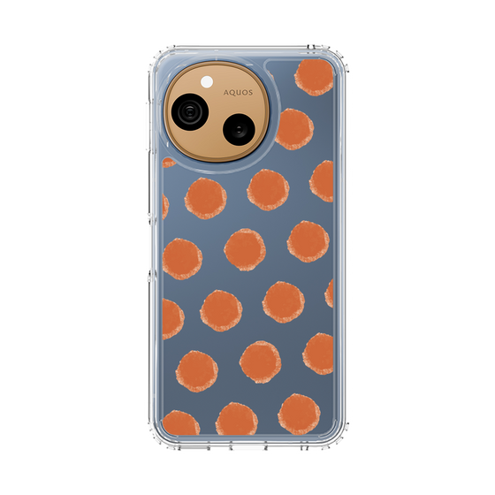 スリムプロテクションケース［ オリジナル - 推し色水玉 - レッド ］