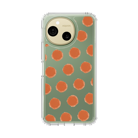 スリムプロテクションケース［ オリジナル - 推し色水玉 - レッド ］