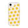 スリムプロテクションケース［ オリジナル - 推し色水玉 - イエロー ］