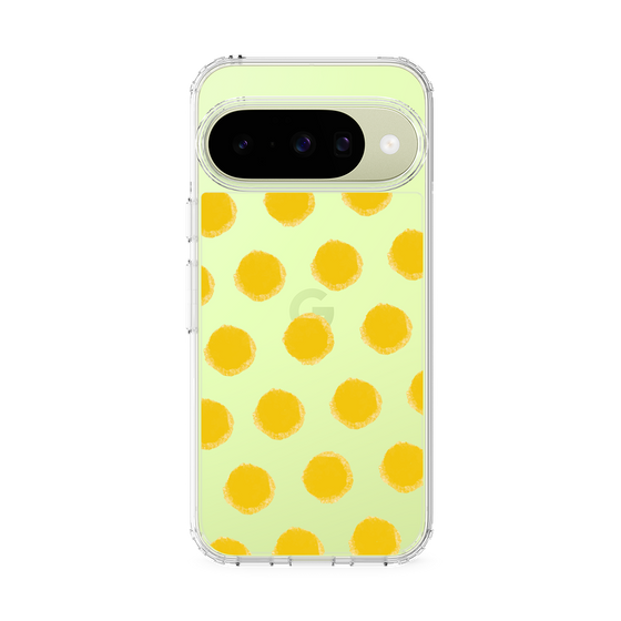 スリムプロテクションケース［ オリジナル - 推し色水玉 - イエロー ］