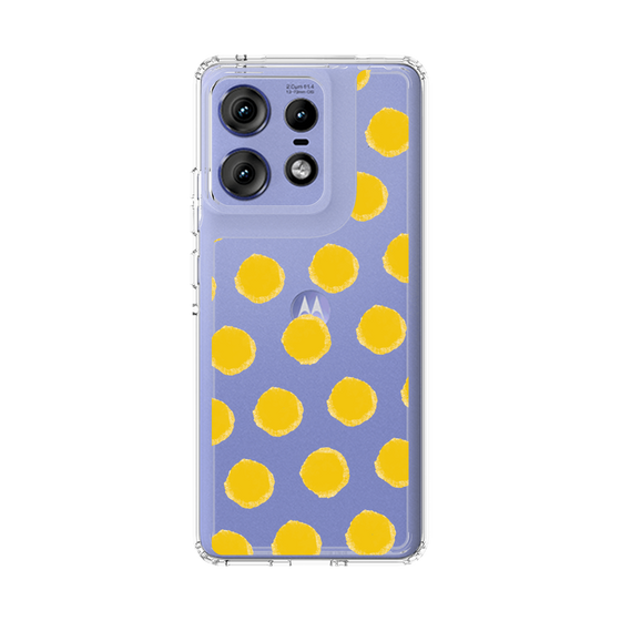 スリムプロテクションケース［ オリジナル - 推し色水玉 - イエロー ］
