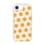 スリムプロテクションケース［ オリジナル - 推し色水玉 - オレンジ ］