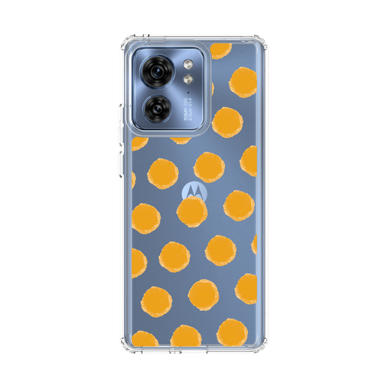 スリムプロテクションケース［ オリジナル - 推し色水玉 - オレンジ ］