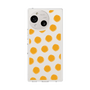 スリムプロテクションケース［ オリジナル - 推し色水玉 - オレンジ ］