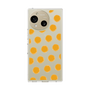 スリムプロテクションケース［ オリジナル - 推し色水玉 - オレンジ ］