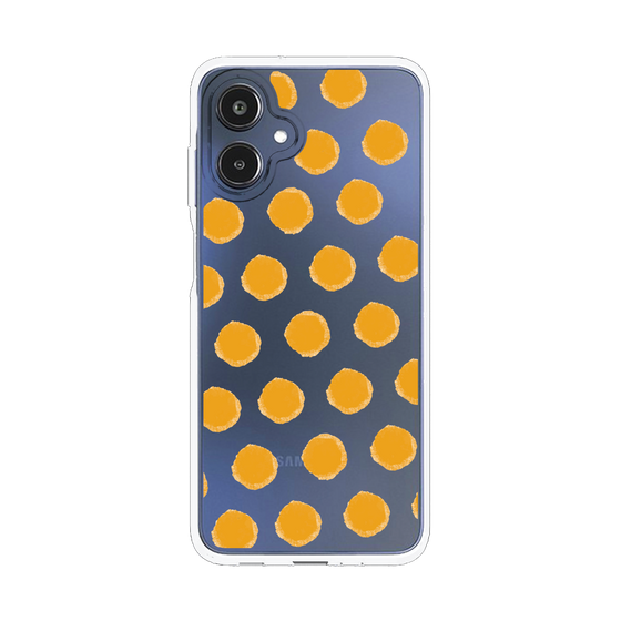 スリムプロテクションケース［ オリジナル - 推し色水玉 - オレンジ ］