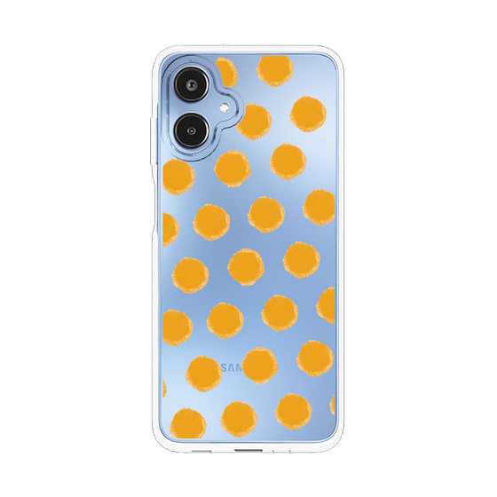 スリムプロテクションケース［ オリジナル - 推し色水玉 - オレンジ ］