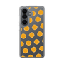 スリムプロテクションケース［ オリジナル - 推し色水玉 - オレンジ ］