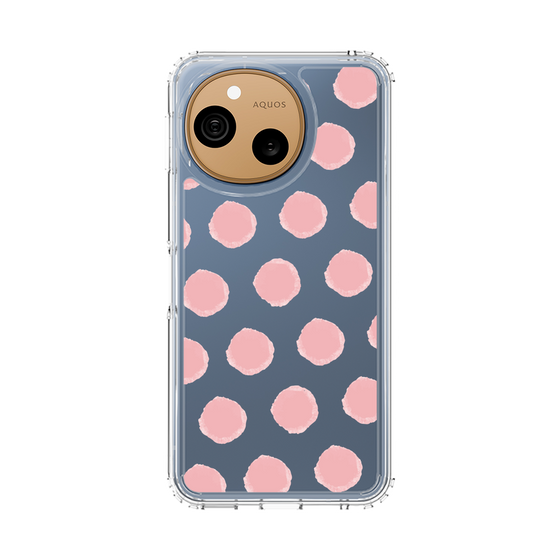 スリムプロテクションケース［ オリジナル - 推し色水玉 - ピンク ］