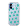 スリムプロテクションケース［ オリジナル - 推し色水玉 - グリーン ］
