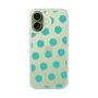 スリムプロテクションケース［ オリジナル - 推し色水玉 - グリーン ］